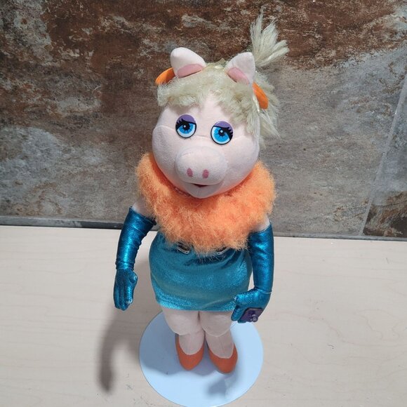 Vintage Miss Piggy The Muppets Plush Doll Stuffed Animal - Picture 11 of 12